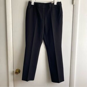 Chicos Size 8P Black Straight Leg Pants